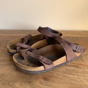 Birkenstock’s with ankle strap. Size 37
